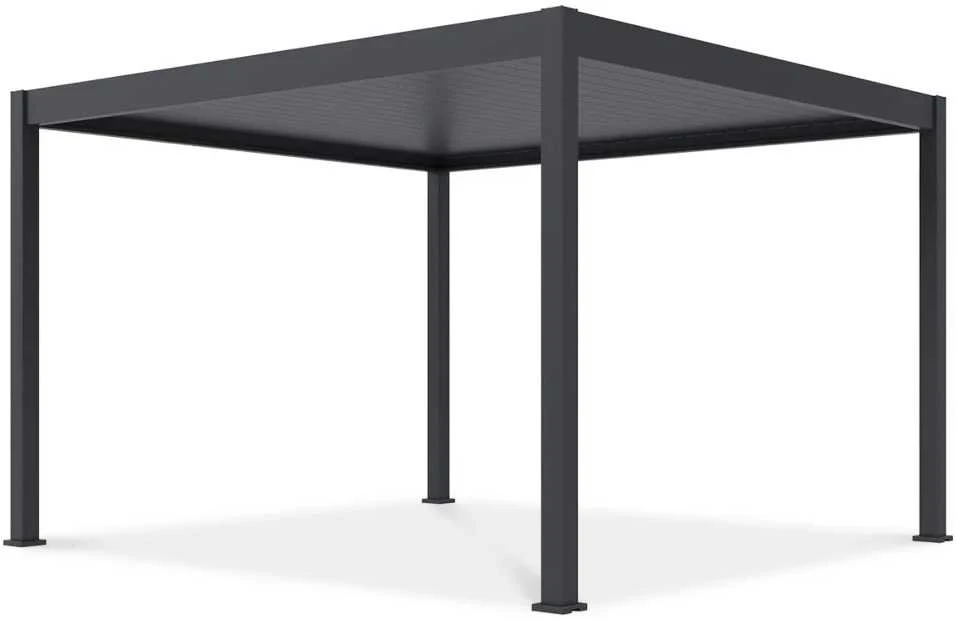 Pavėsinė Pergola DELUXE AUTOMATIC 3.6x4 su LED, Anthracite
