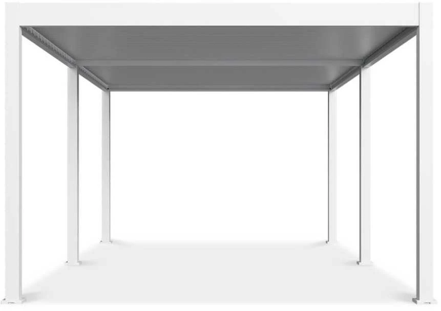 Pavėsinė Pergola DELUXE AUTOMATIC 3.6x6 su LED, Baltas