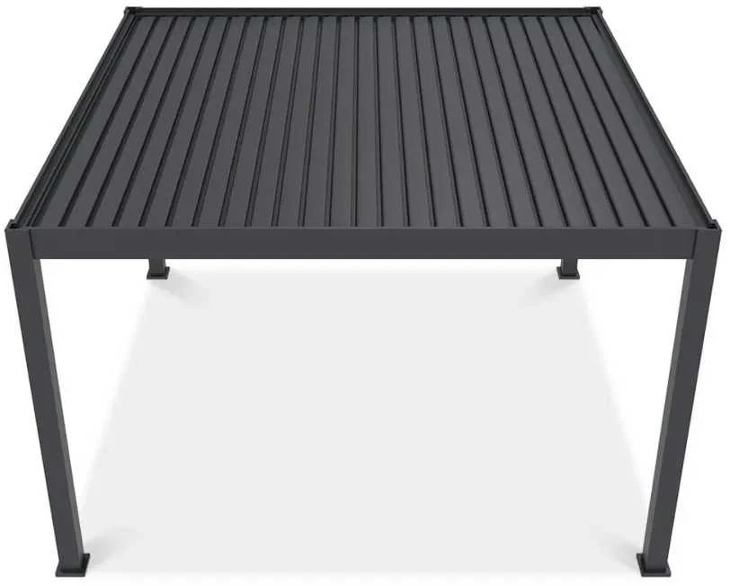 Pavėsinė Pergola DELUXE PRO AUTOMATIC 4x4 su LED, Anthracite