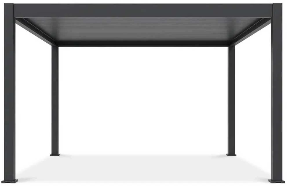 Pavėsinė Pergola DELUXE PRO AUTOMATIC 4x4 su LED, Anthracite