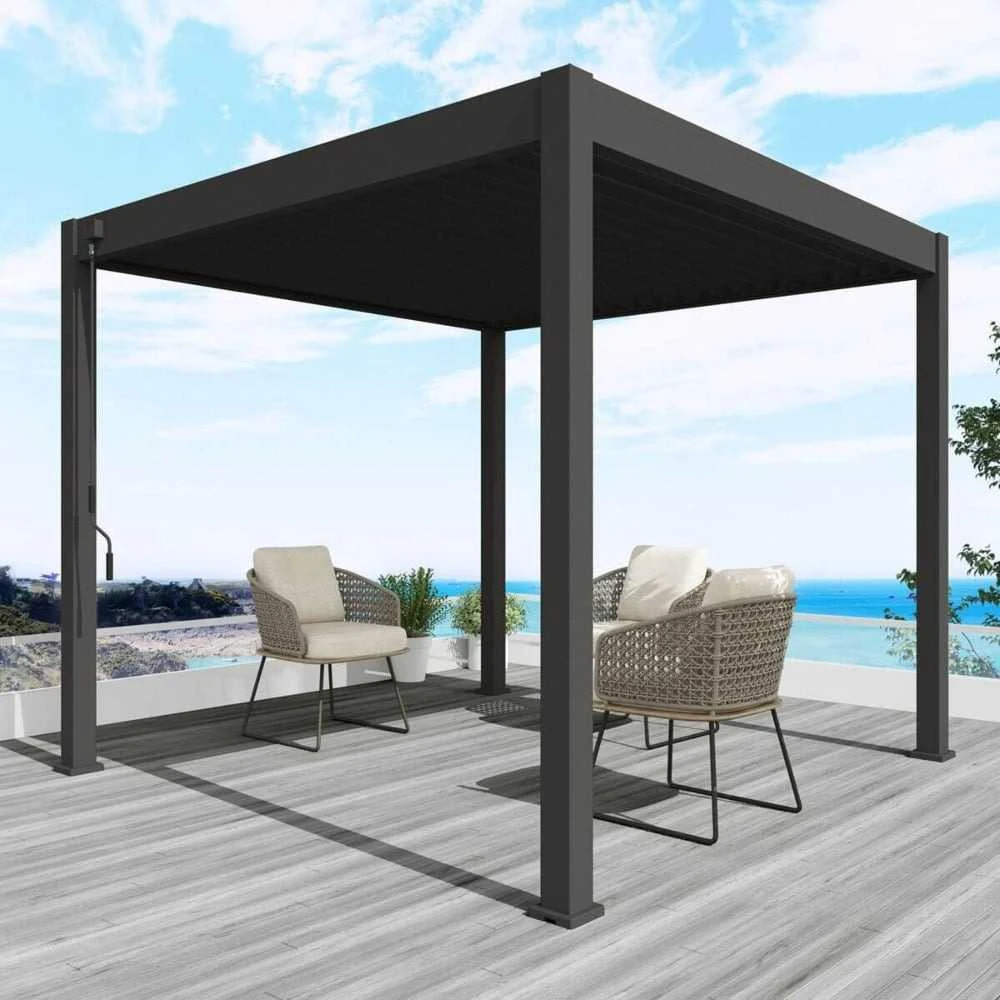 Pavėsinė Pergola ELEGANCE 3x3, Anthracite