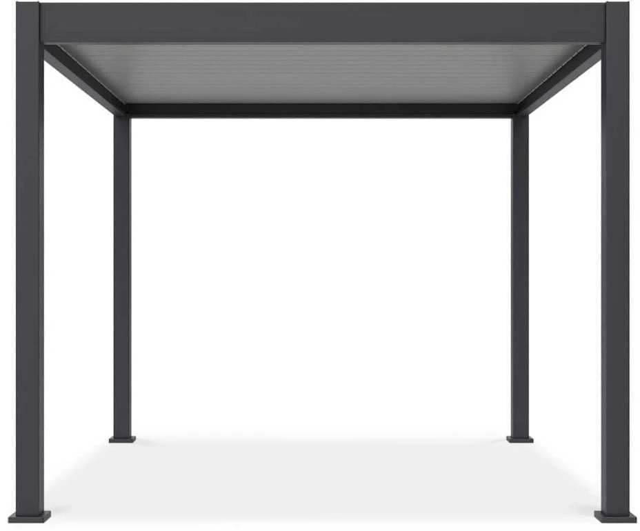 Pavėsinė Pergola ELEGANCE 3x3, Anthracite/Light Pilkas
