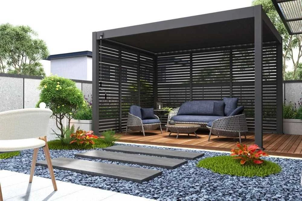 Pavėsinė Pergola ELEGANCE 3x4, Anthracite