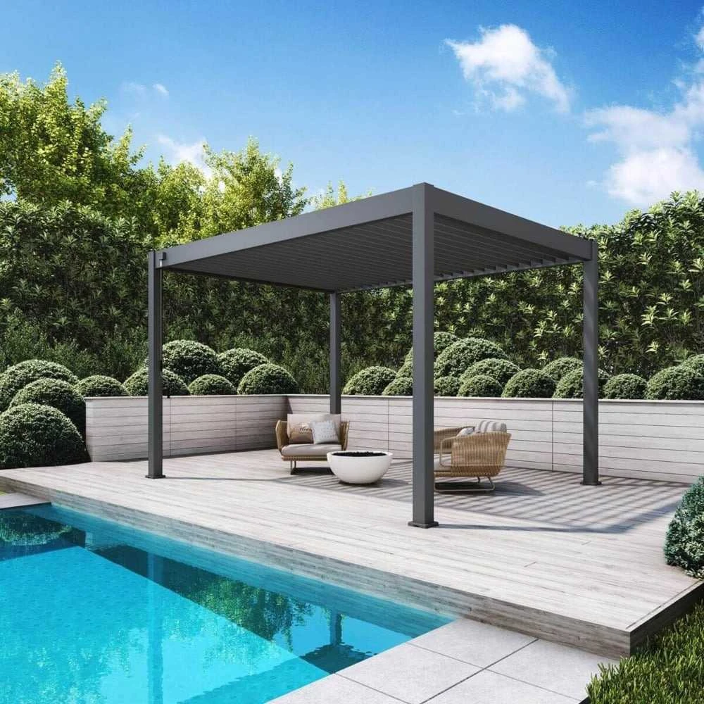Pavėsinė Pergola ELEGANCE 3x4, Anthracite