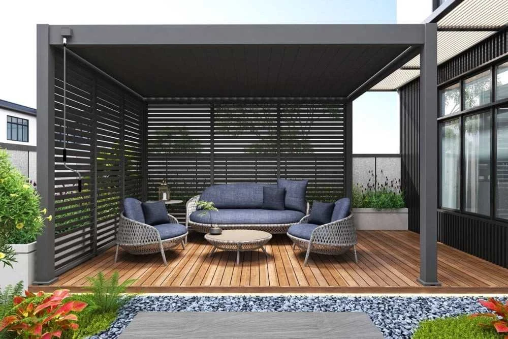 Pavėsinė Pergola ELEGANCE 3x4, Anthracite