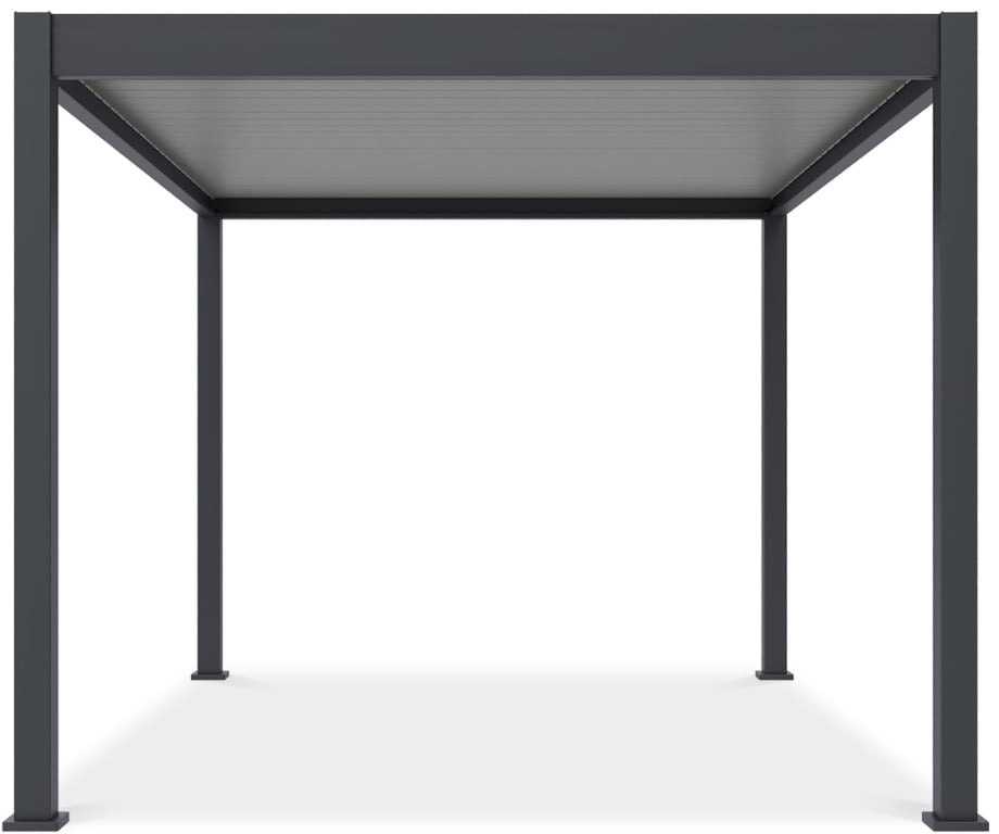 Pavėsinė Pergola ELEGANCE 3x4, Anthracite/Light Pilkas