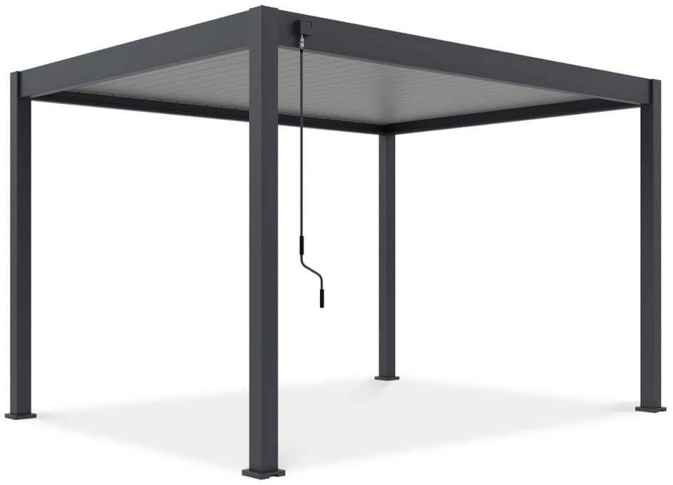 Pavėsinė Pergola ELEGANCE 3x4, Anthracite/Light Pilkas