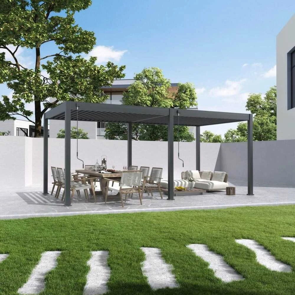 Pavėsinė Pergola ELEGANCE 3x6, Anthracite