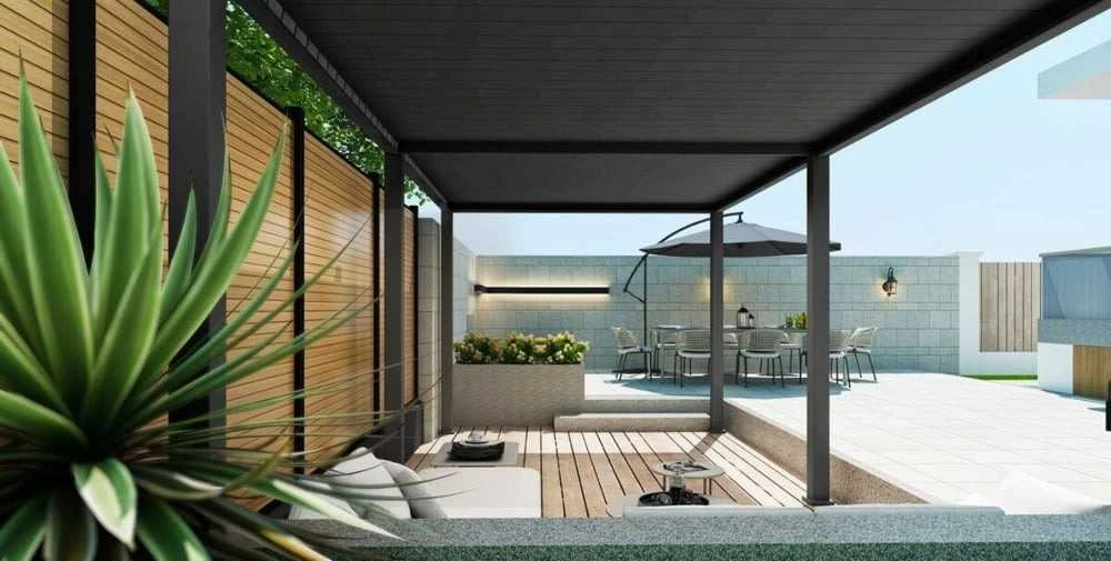 Pavėsinė Pergola ELEGANCE 3x6, Anthracite