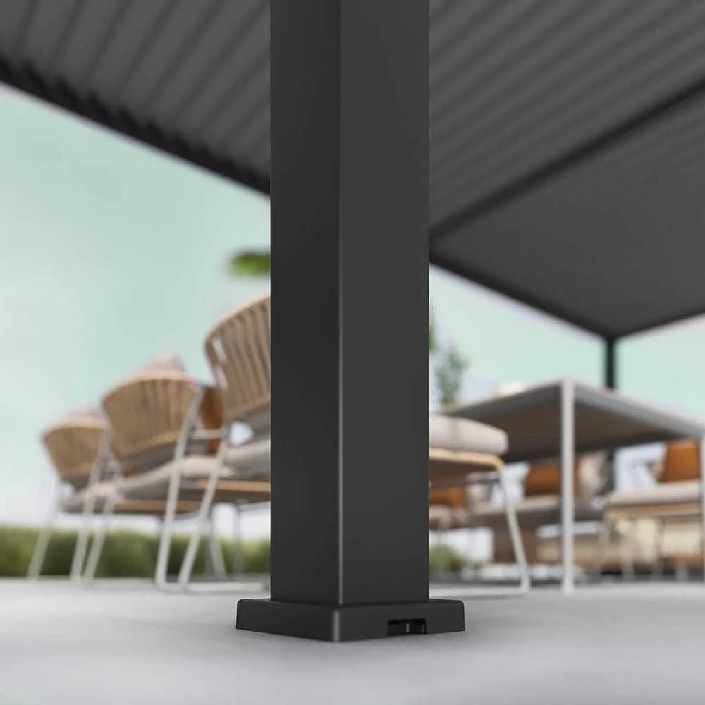 Pavėsinė Pergola ELEGANCE 3x6, Anthracite/Light Pilkas