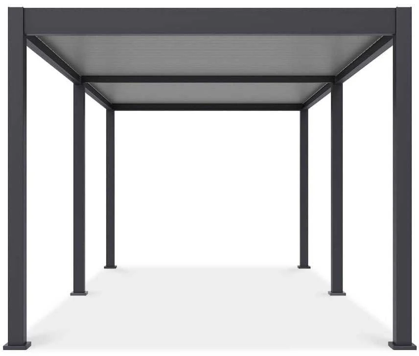 Pavėsinė Pergola ELEGANCE 3x6, Anthracite/Light Pilkas