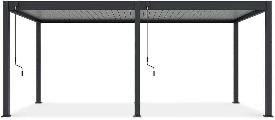 Pavėsinė Pergola ELEGANCE 3x6, Anthracite/Light Pilkas