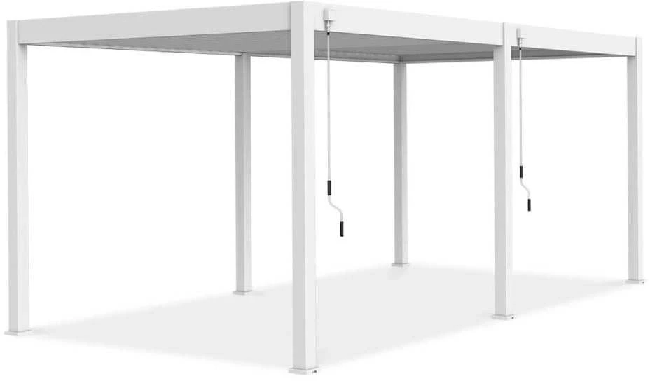 Pavėsinė Pergola ELEGANCE 3x6, Baltas