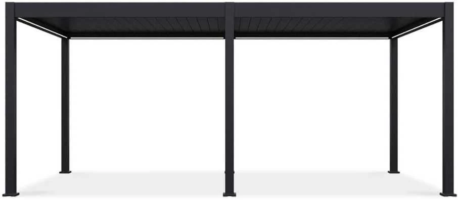 Pavėsinė Pergola ELEGANCE AUTOMATIC 3x6 su LED, Anthracite