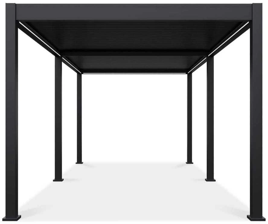 Pavėsinė Pergola ELEGANCE AUTOMATIC 3x6 su LED, Anthracite