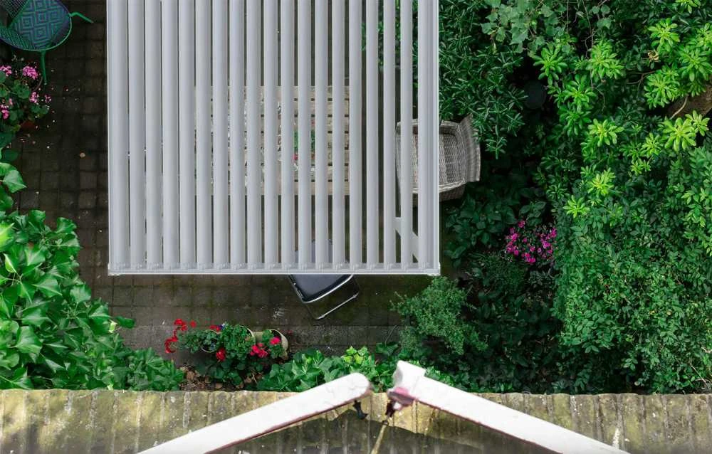 Pavėsinė Pergola Premium 3x3, Baltas