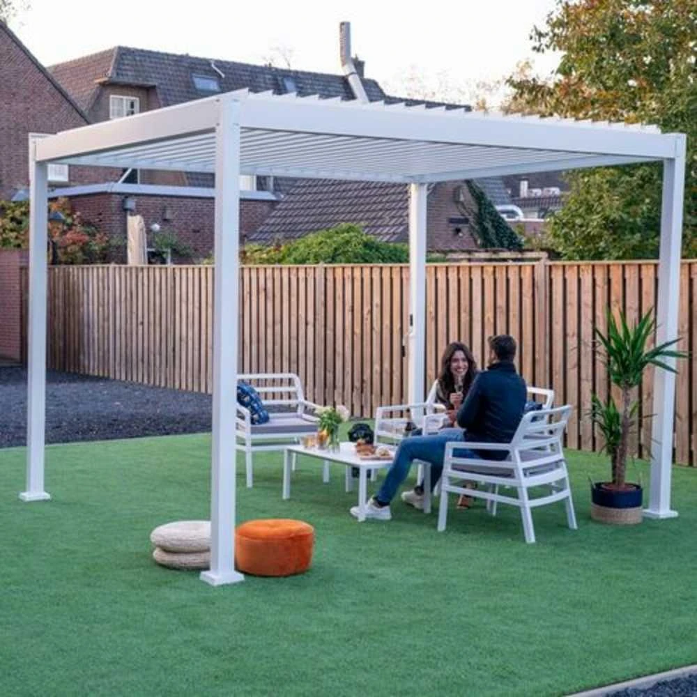 Pavėsinė Pergola Premium 3x4, Baltas
