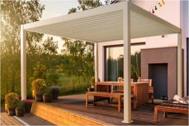 Pavėsinė Pergola Premium 3x4, Baltas