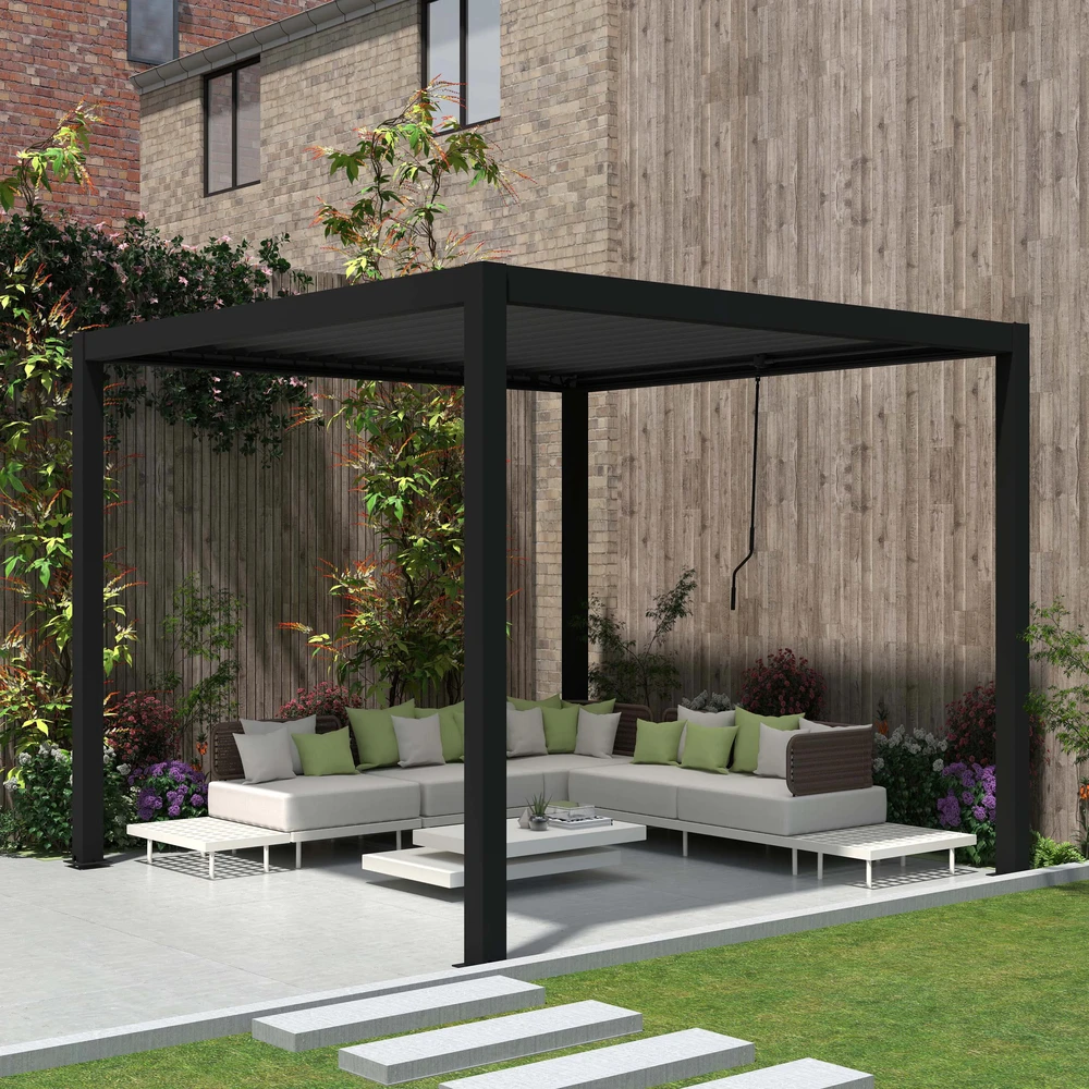 Pavėsinė Pergola PRIMARY 3x3, Anthracite