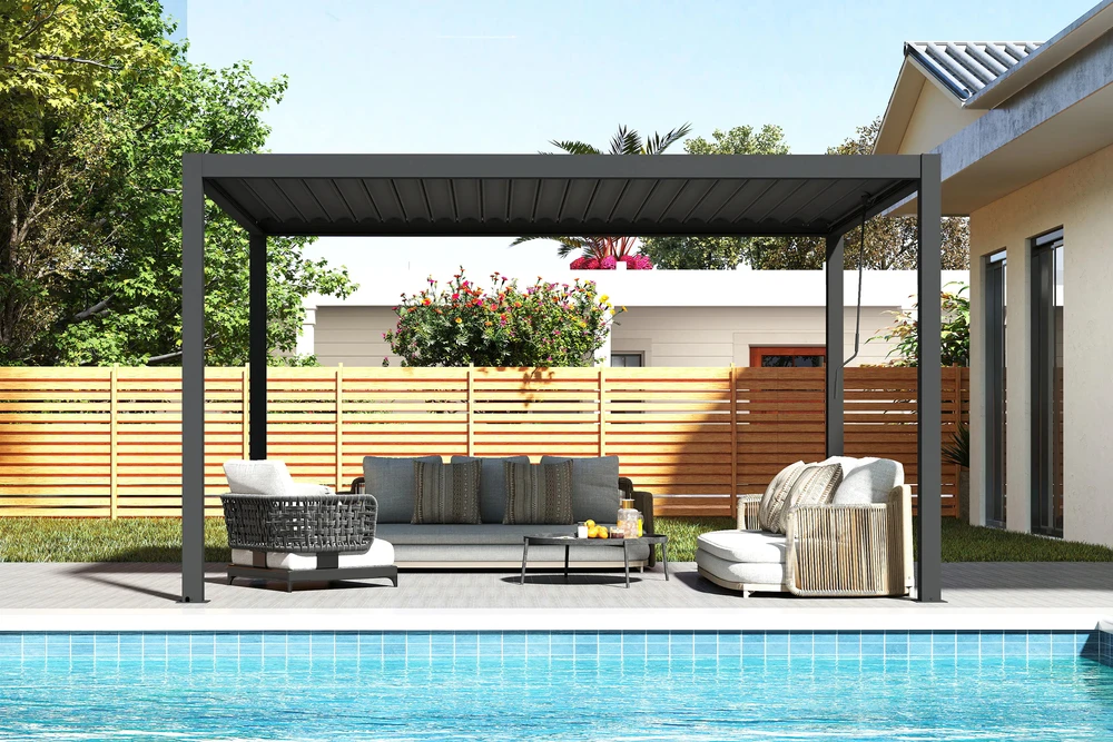 Pavėsinė Pergola PRIMARY 3x4, Anthracite