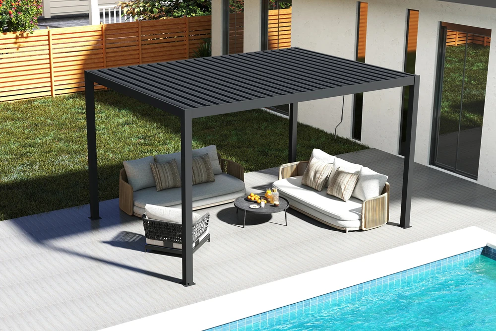 Pavėsinė Pergola PRIMARY 3x4, Anthracite