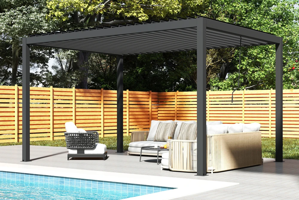 Pavėsinė Pergola PRIMARY 3x4, Anthracite
