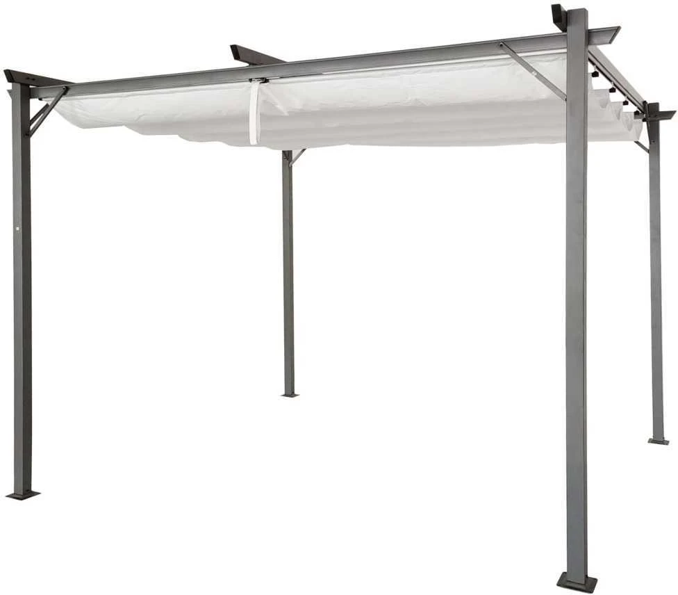 Pavėsinė Pergola SPRINT 3x3, Anthracite/Baltas