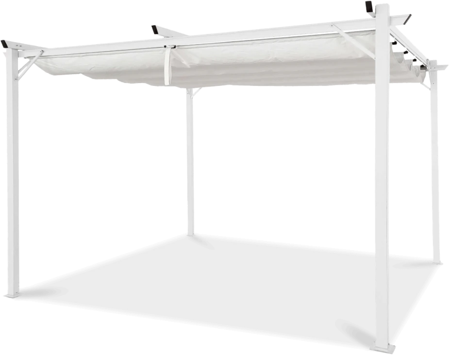 Pavėsinė Pergola SPRINT 3x4, Baltas