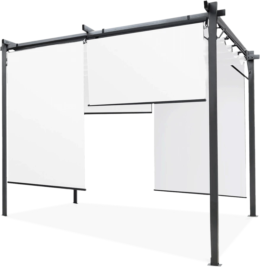 Pavėsinė Pergola SPRINT PLUS 3x3, Anthracite/Baltas