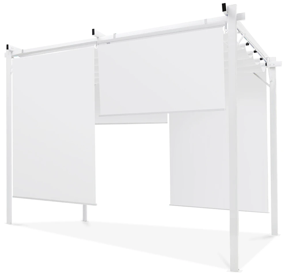 Pavėsinė Pergola SPRINT PLUS 3x3, Baltas/Baltas
