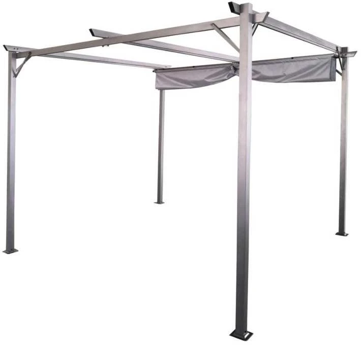 Pavėsinė Pergola SPRINT PLUS 3x3, Baltas/Baltas