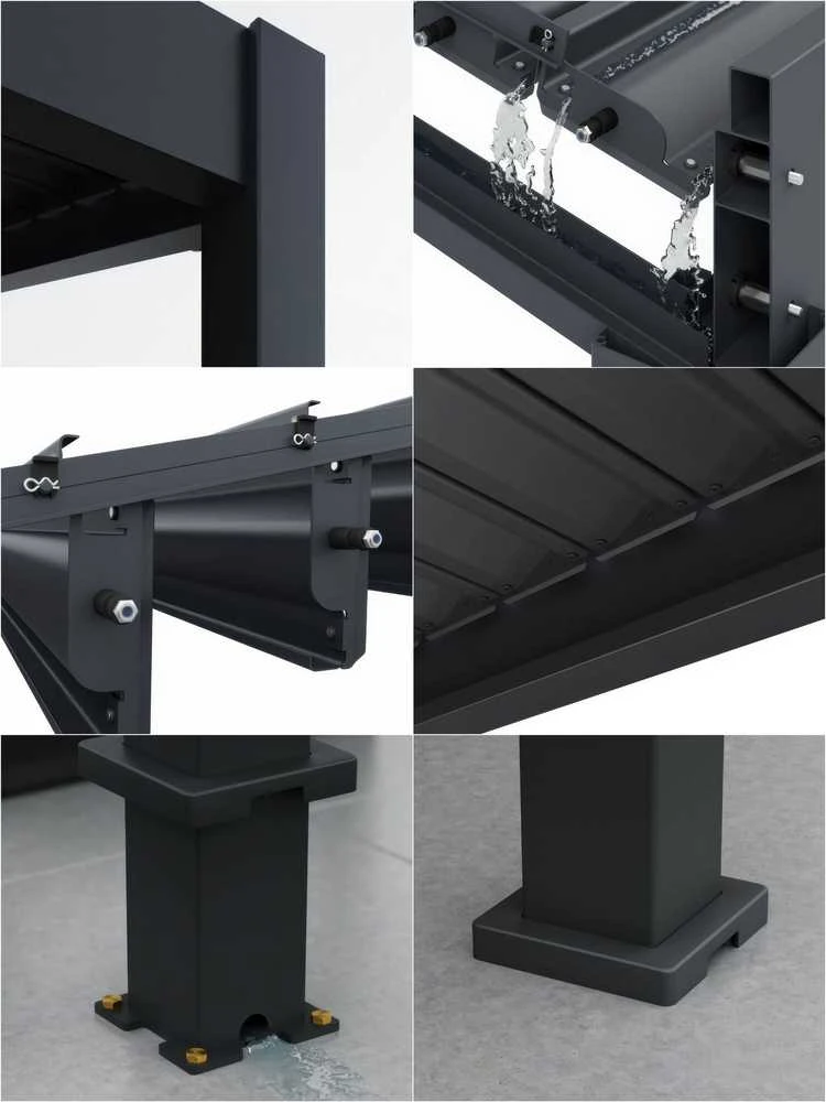 Pavėsinė Pergola SUMMIT 4x3, Anthracite
