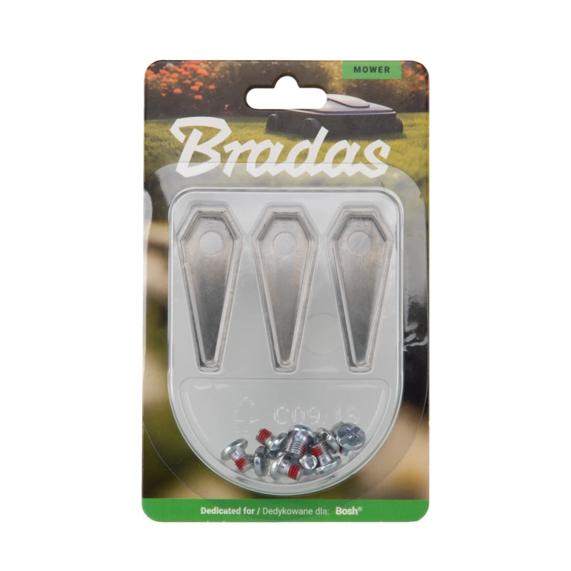Peiliai vejos pjovimo robotui Bosch Bradas NEUTRAL, 9 vnt