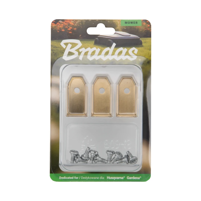 Peiliai vejos pjovimo robotui Husqvarna/Gardena Bradas TYTAN GOLD, 9 vnt
