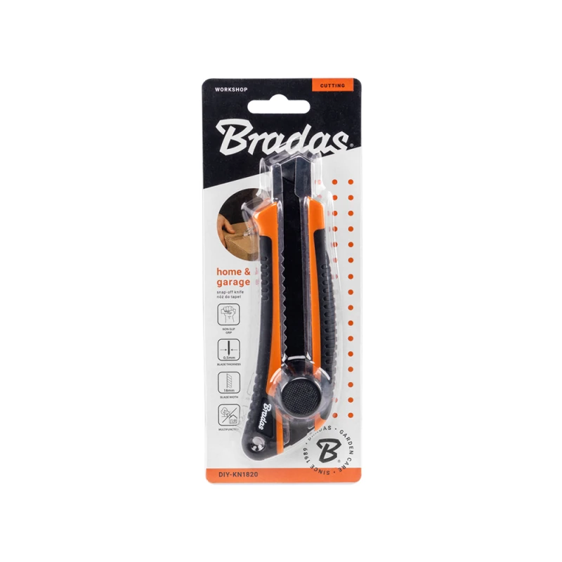 Peilis Bradas PVC, TPR, 18 mm