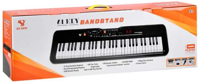 Pianinas SD-S850 su mikrofonu, 61 klavišas