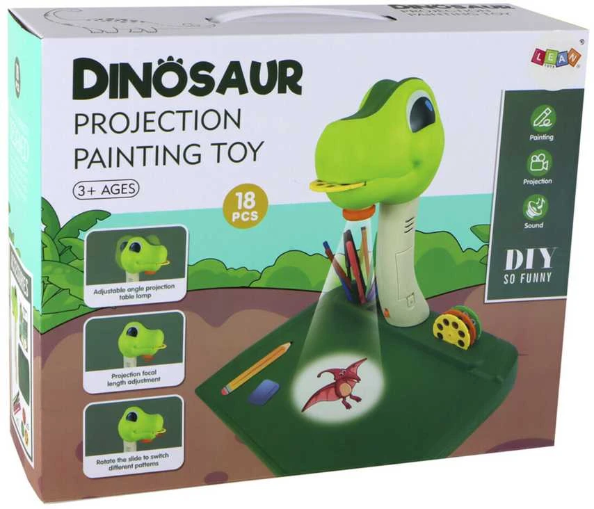 Piešimo lenta su projektoriumi Dinozauras