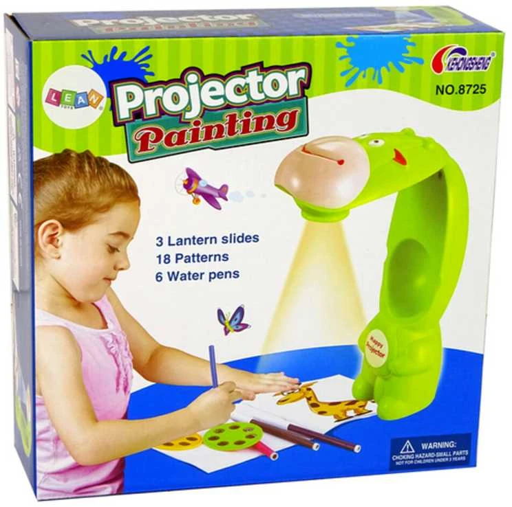 Piešimo projektorius su priedais Karvutė