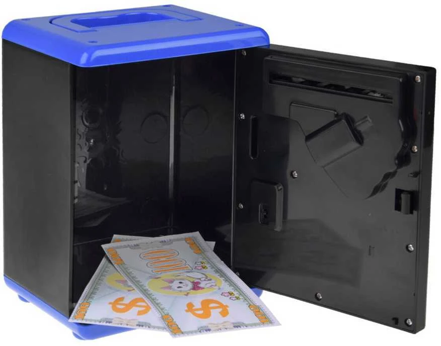 Piggy bank seifas, mėlyna