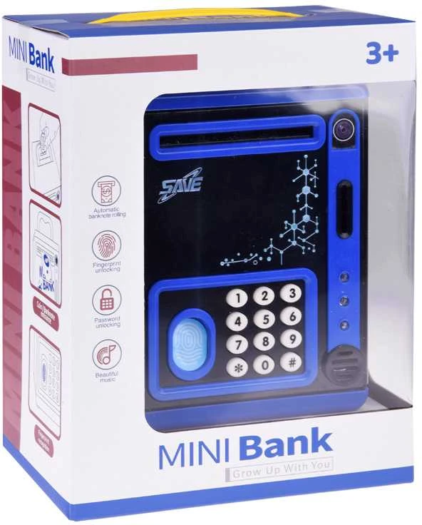 Piggy bank seifas, mėlyna