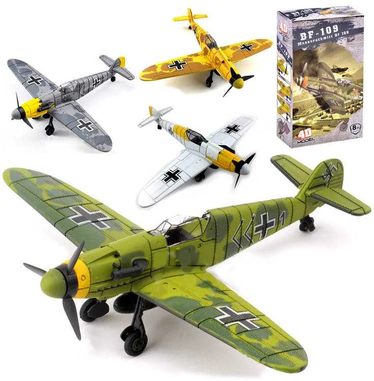 Plastikinis surenkamas lėktuvo BF-109 modelis, 1 vnt.