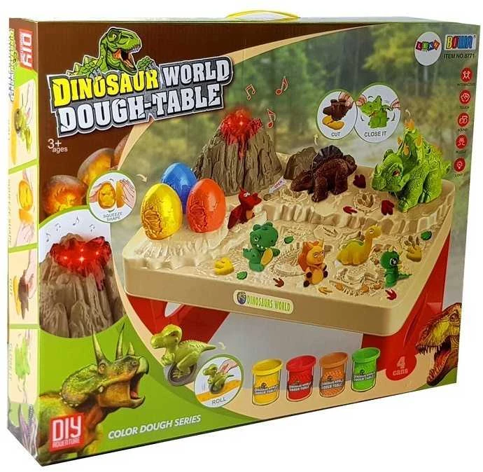 Plastilinas su staliuku Dinosaur World