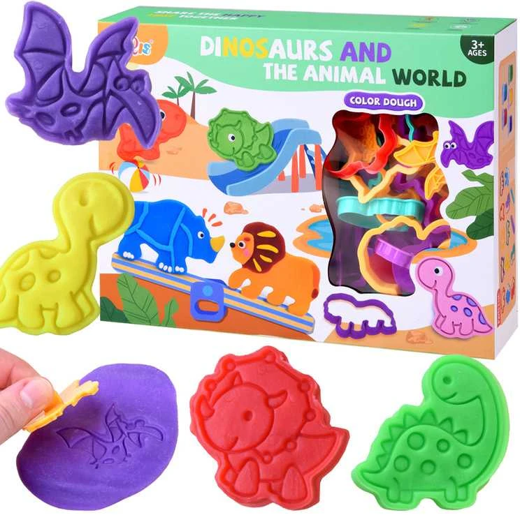 Plastilino rinkinys Dinozaurų fomelės
