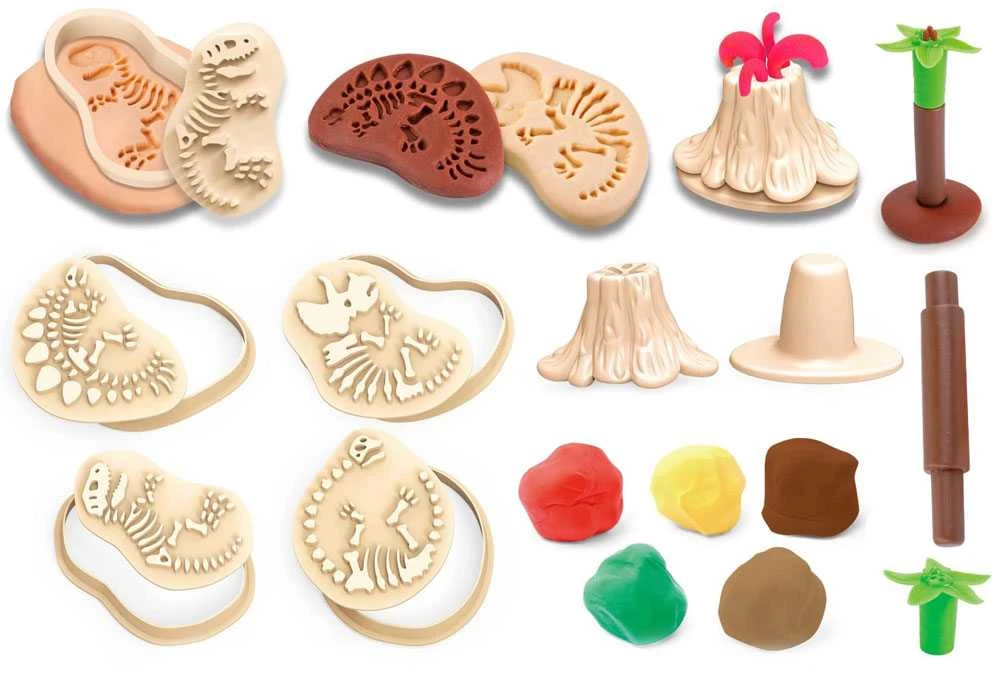 Plastilino rinkinys Dinozaurų fosilijos