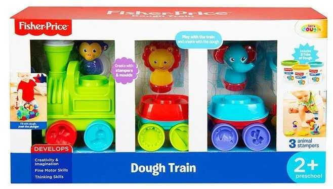 Plastilino rinkinys su traukinuku Fisher-Price