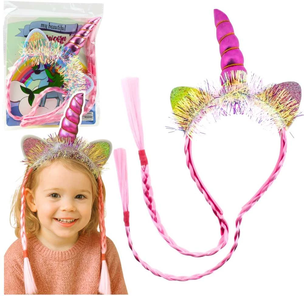 Plaukų lankelis "My Beautiful Unicorn", rožinis