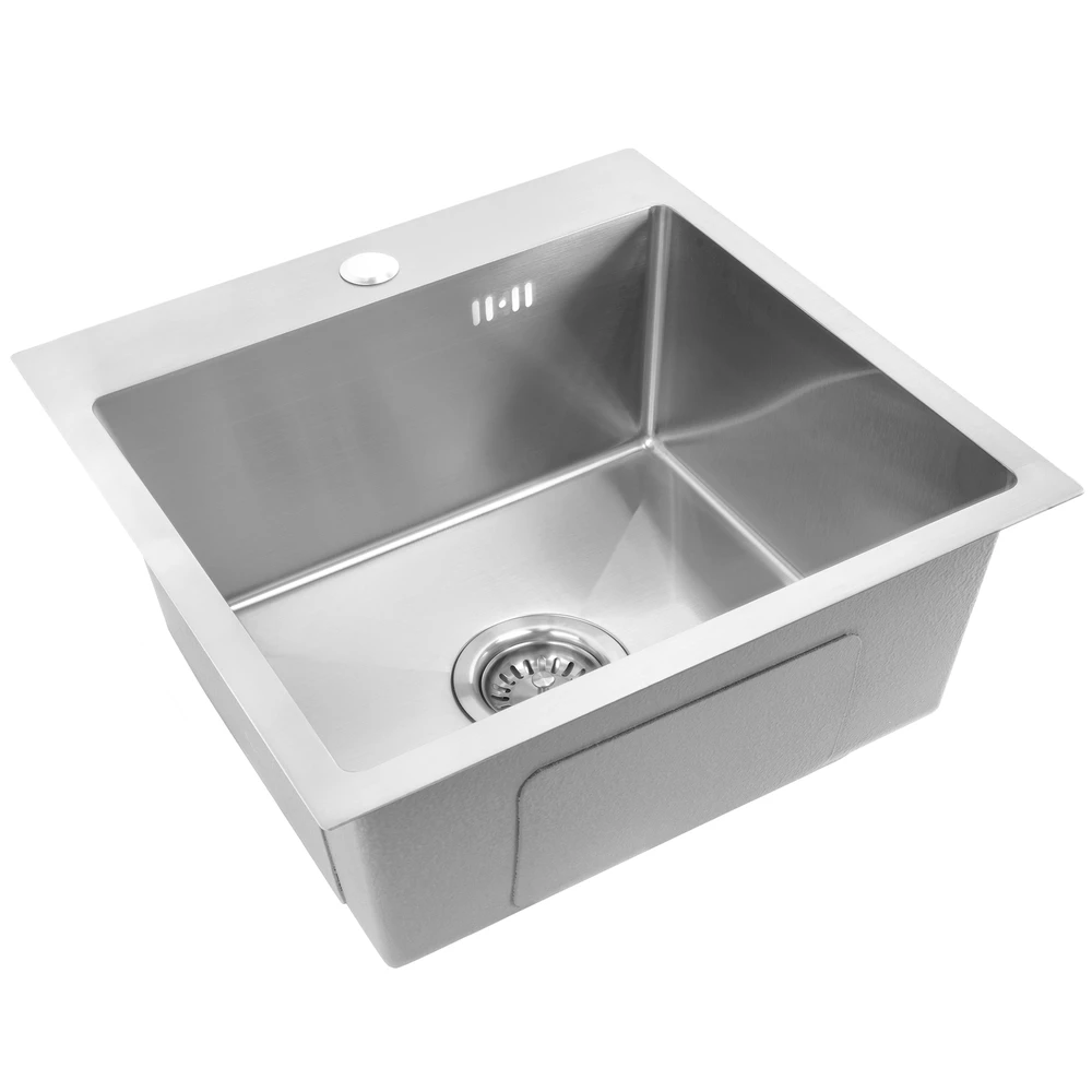 Plieninė virtuvinė plautuvė Rea Leo 40, Brushed Nickel