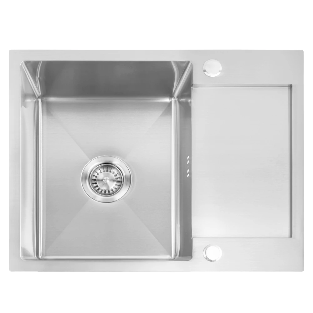 Plieninė virtuvinė plautuvė Rea Paul, Brushed Nickel