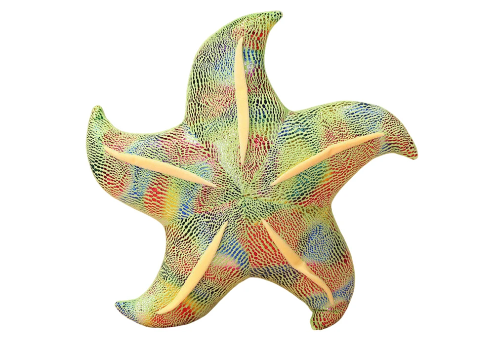 Pliušinė pagalvėlė Jūros žvaigždė, žalia, 20 cm