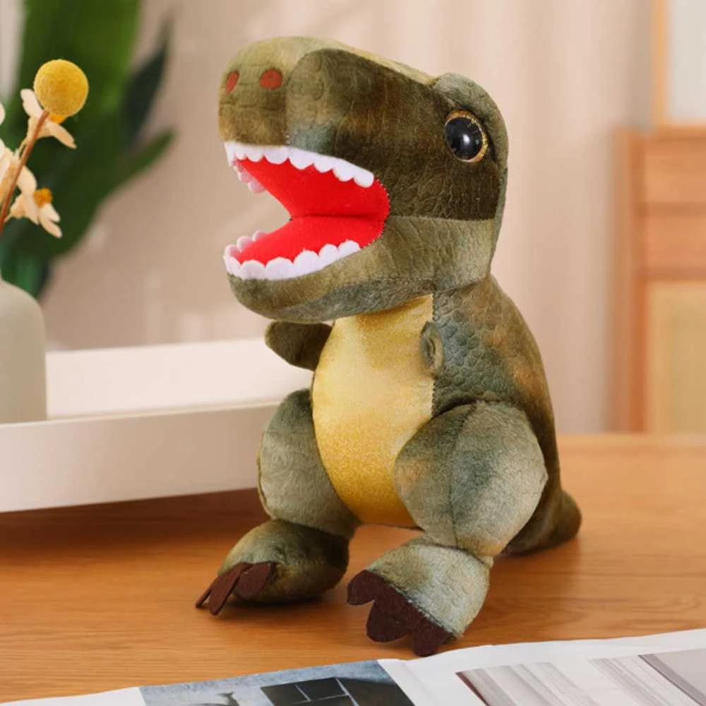 Pliušinis žaislas Dinozauras, 32 cm, žalias